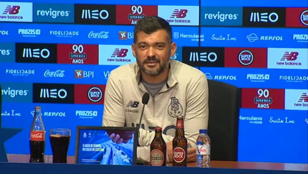 Conferência de imprensa de Sérgio Conceição