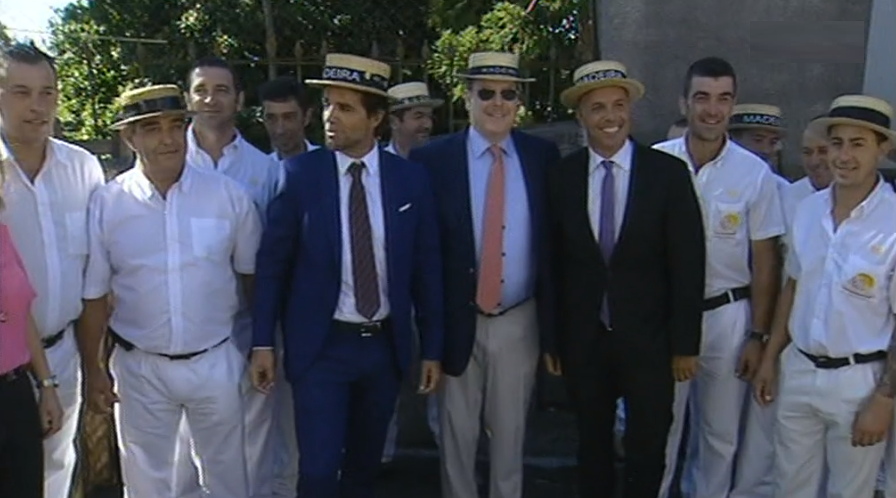 Príncipe Alberto II na Ilha da Madeira