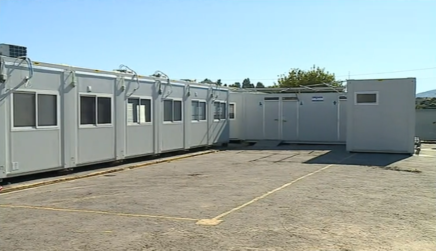 Escola A EB 2, 3 de Amares em obras