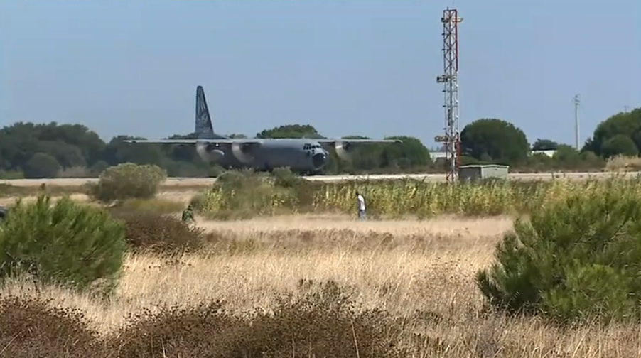 C130 parte para as Caraíbas