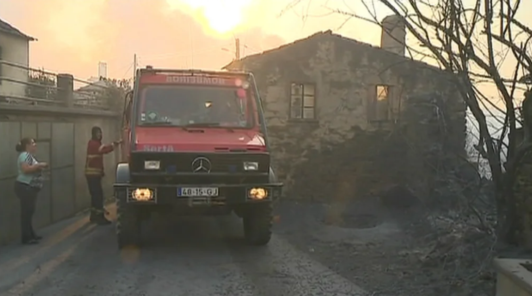Incêndio florestal na Sertã