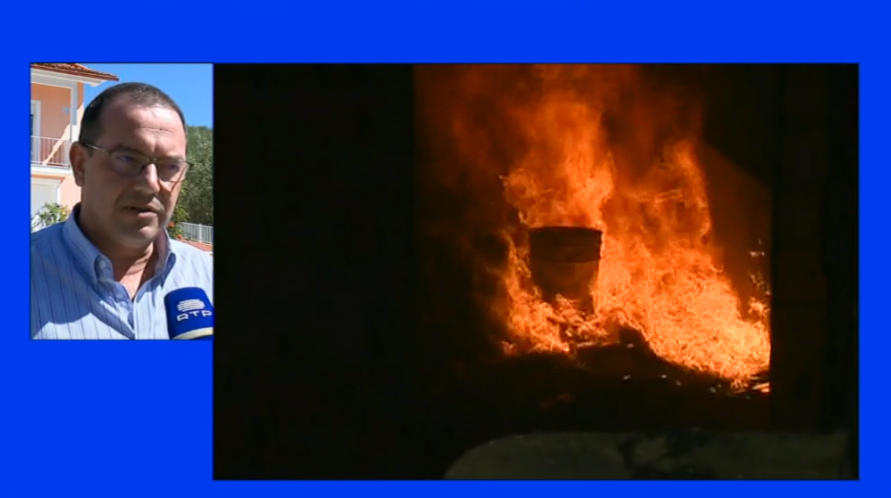 Incêndio florestal em Proença-a-Nova