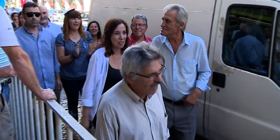 Autárquicas 2017: Jerónimo de Sousa em campanha o lado de Heloísa Apolónia