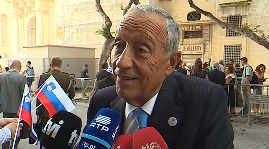 Marcelo Rebelo de Sousa em Malta