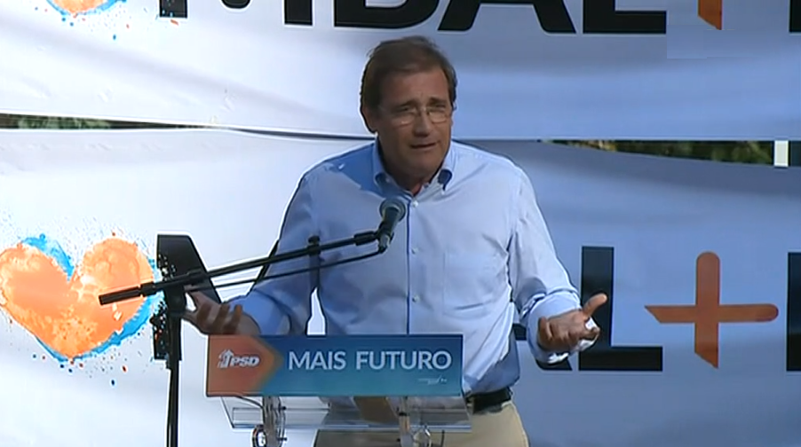 Autárquicas 2017: Passos Coelho acusa António Costa