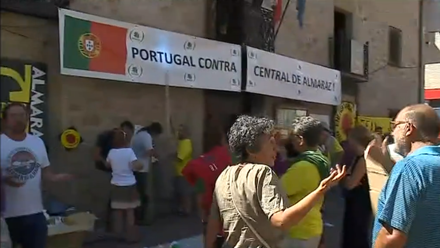 Protesto do Movimento Ibérico Anti-Nuclear