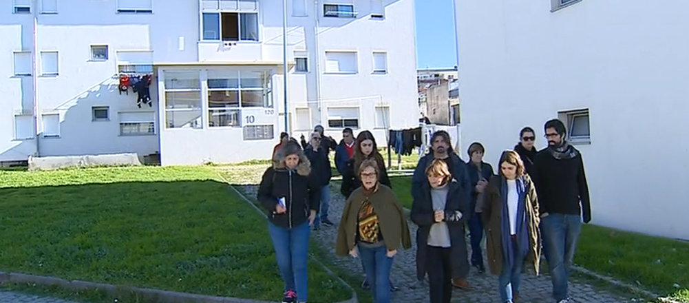 Visita de Catarina Martins ao Bairro de Aldoar no Porto