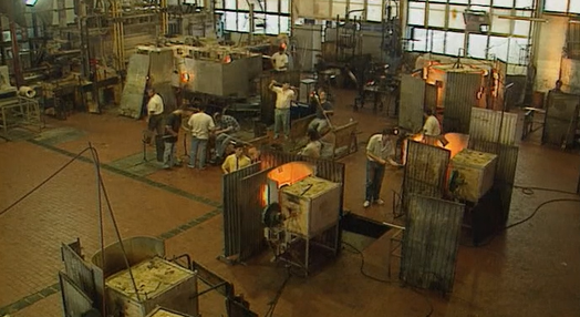 Fabrico de cálice de Porto para a Expo 98
