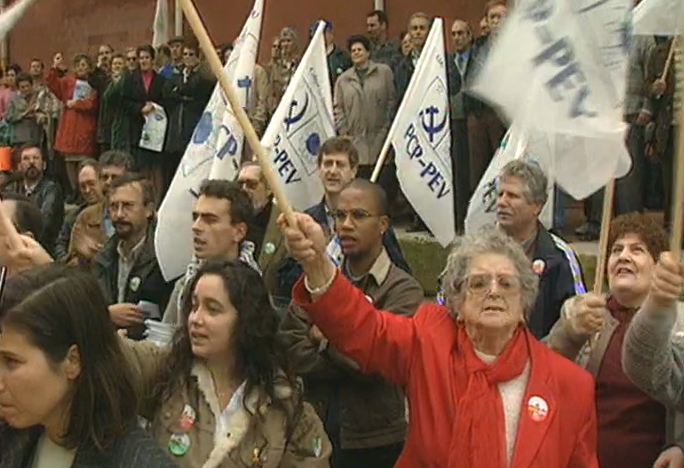 Autárquicas 1997: Campanha da CDU em Setúbal