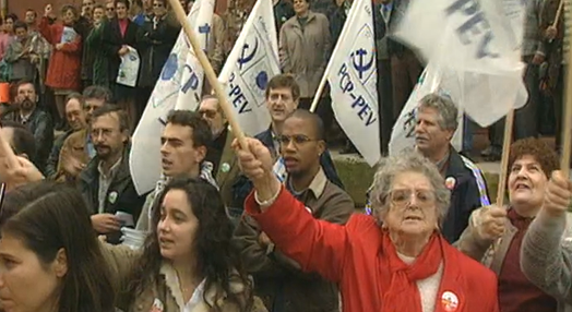 Autárquicas 1997: Campanha da CDU em Setúbal