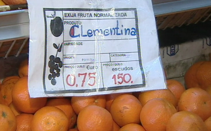 Moeda “Euro” lançada há 20 anos