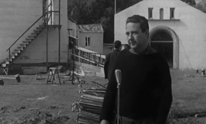 Preparativos para a rodagem do filme “O Crime de Aldeia Velha”