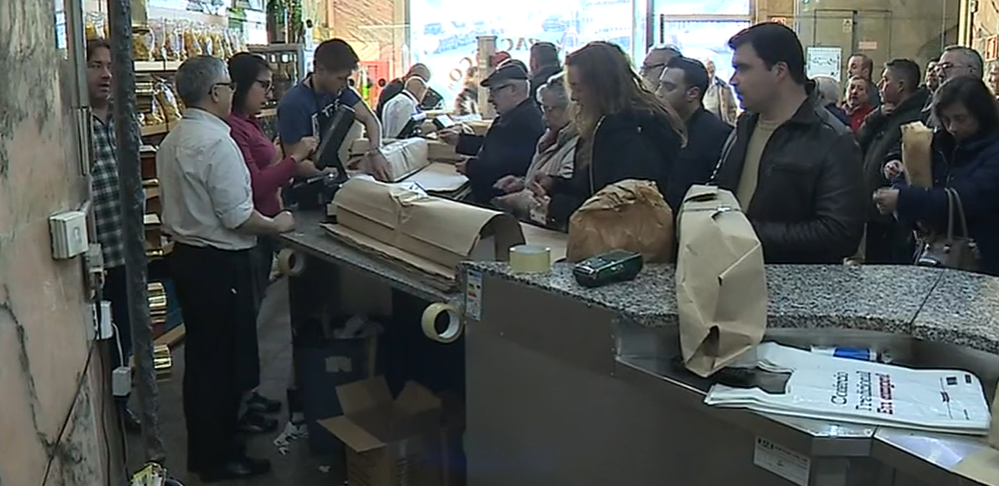 Leitão no almoço de Ano Novo