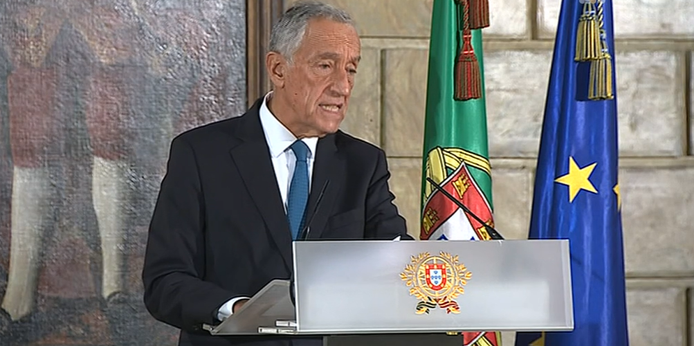 Conferência de imprensa de Marcelo Rebelo de Sousa