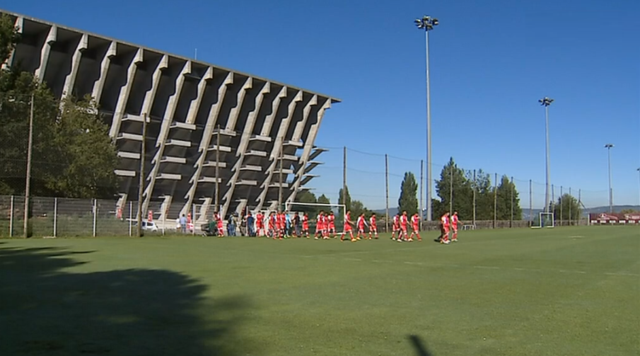 Futebol: Treino do Sporting de Braga