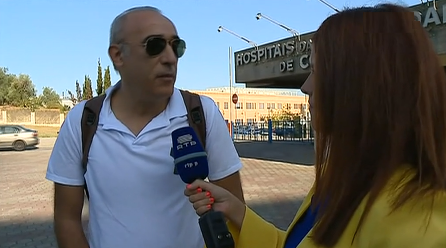 Greve dos enfermeiros em Coimbra