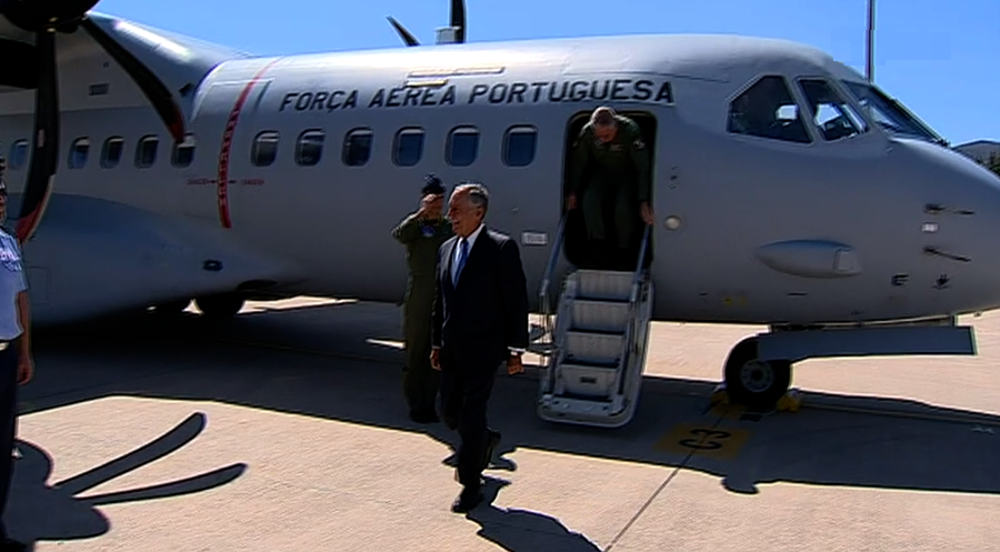 Marcelo Rebelo de Sousa numa missão da Frontex