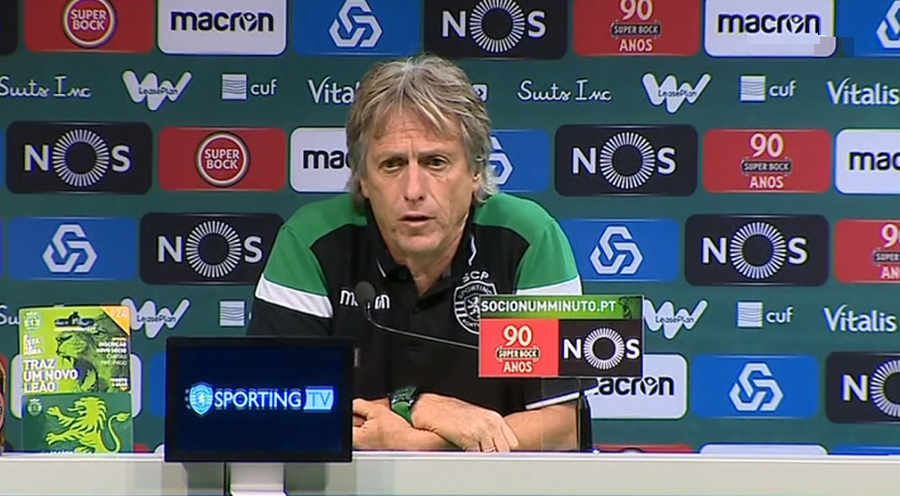 Conferência de imprensa de Jorge Jesus