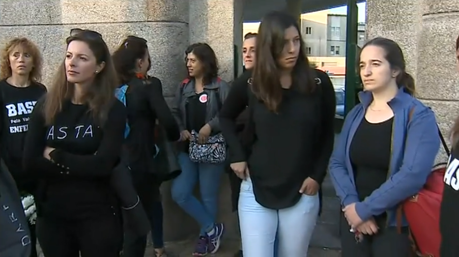 Greve dos enfermeiros em Vila Nova de Gaia