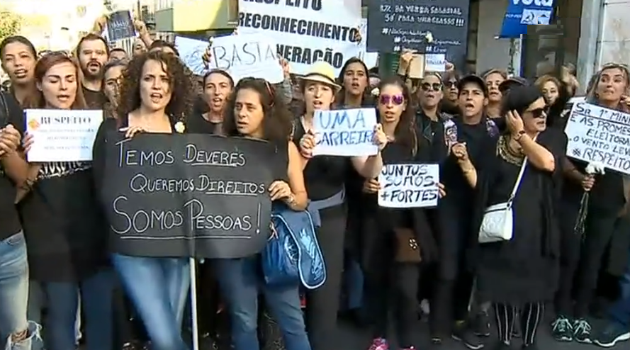 Manifestação dos Enfermeiros