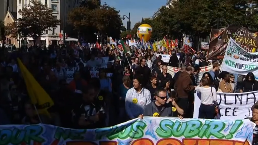 Protestos contra Lei de trabalho de Emmanuel Macron