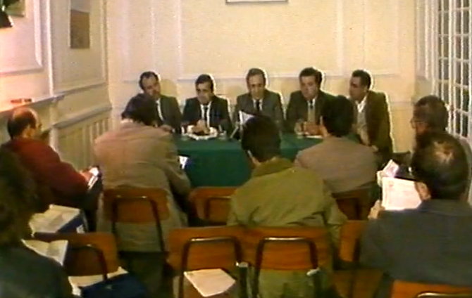 Conferência de imprensa da CAP