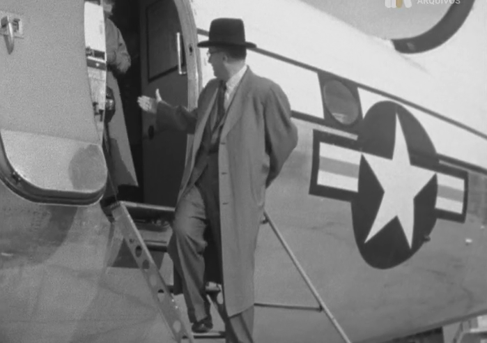 Chegada de Ezra Taft Benson a Lisboa