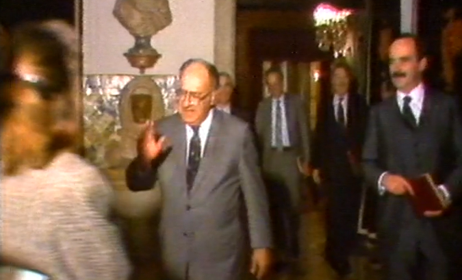 Philip Habib no Palácio de Belém