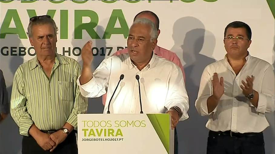 Autárquicas 2017: António Costa em Tavira