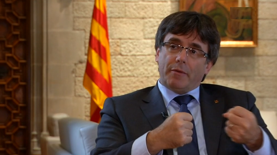 Declarações de Carles Puigdemont