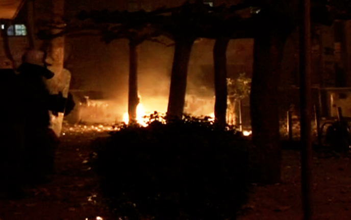 Confrontos em Atenas