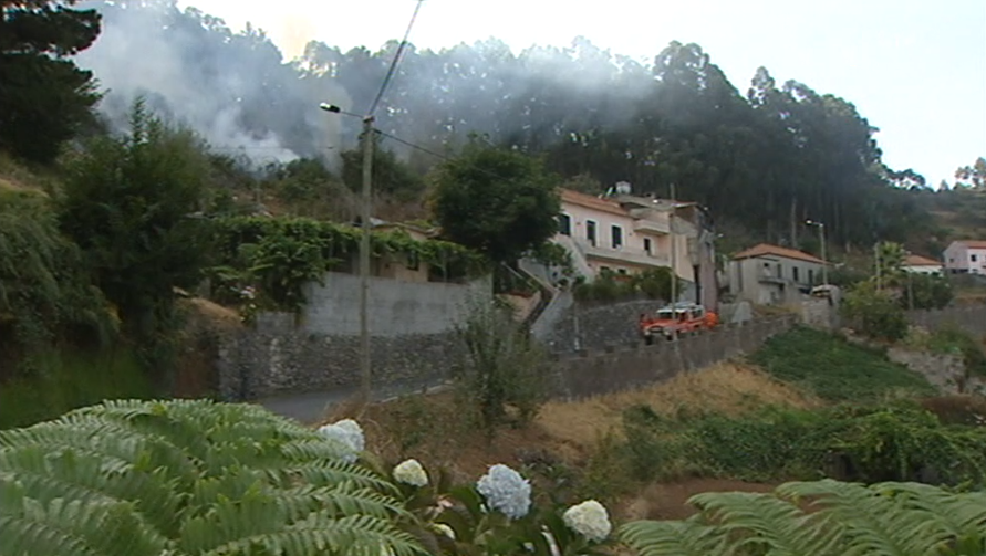 Incêndio florestal na Madeira