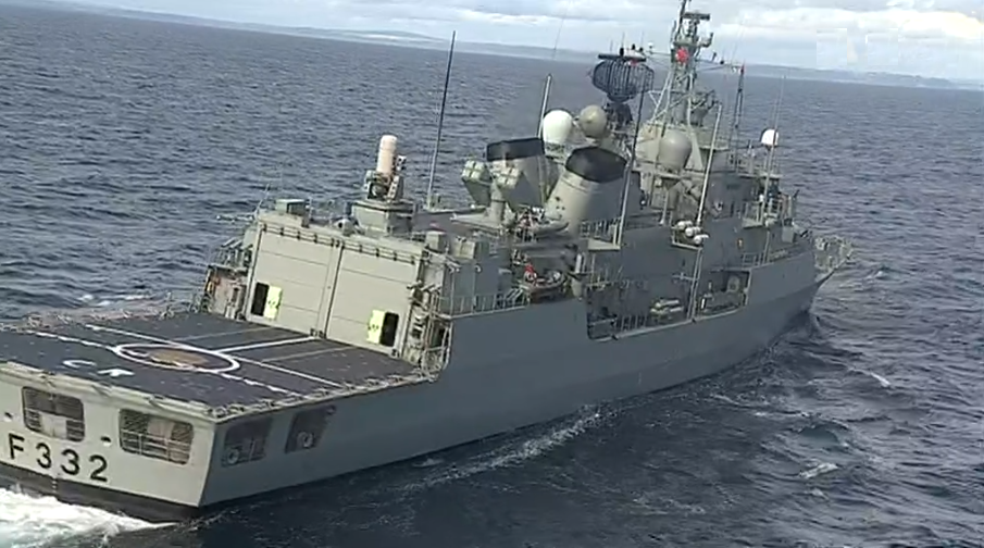 Fragata Corte Real no Reino Unido