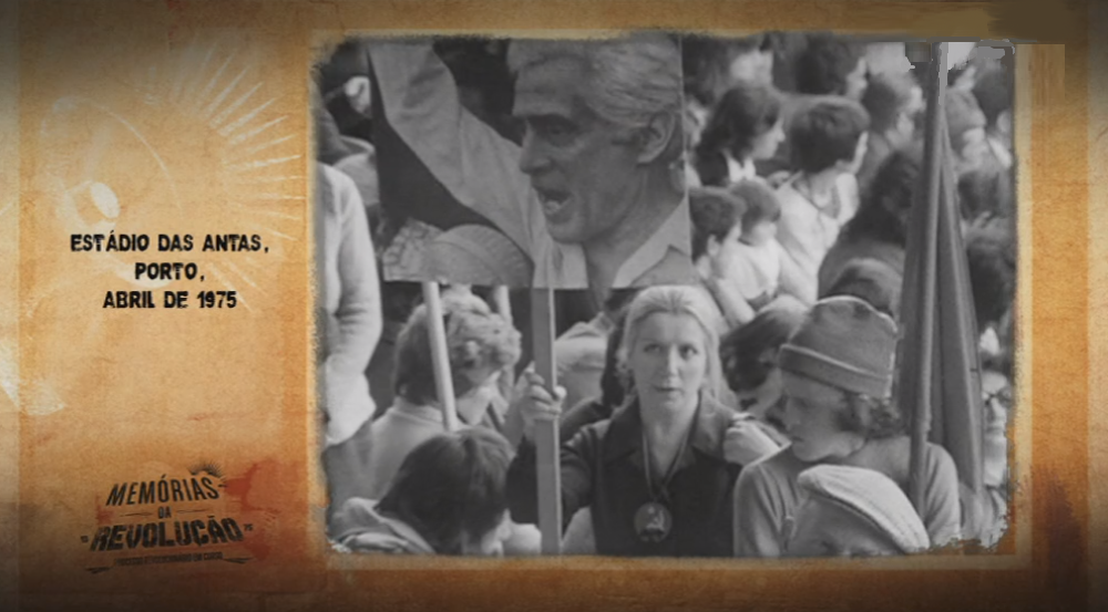 Memórias da Revolução: Comício do PCP no Estádio das Antas