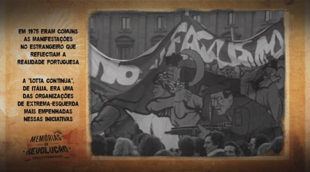 Memórias da Revolução: Manifestação dos Revolucionários Lotta Continua