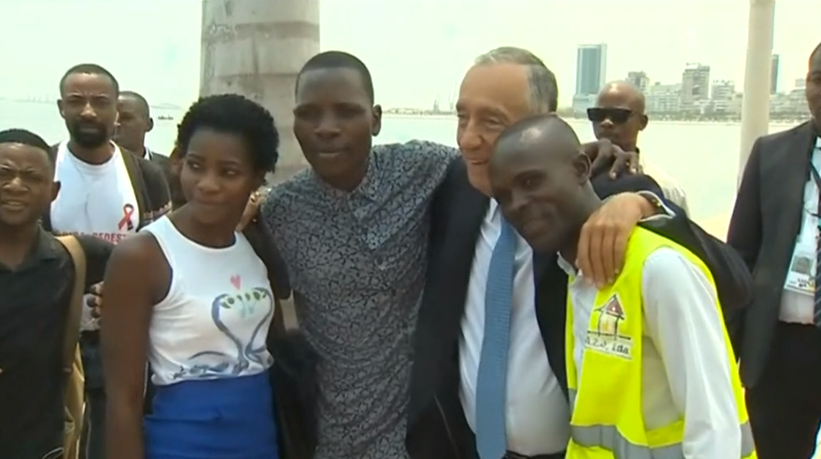 Marcelo Rebelo de Sousa em Angola