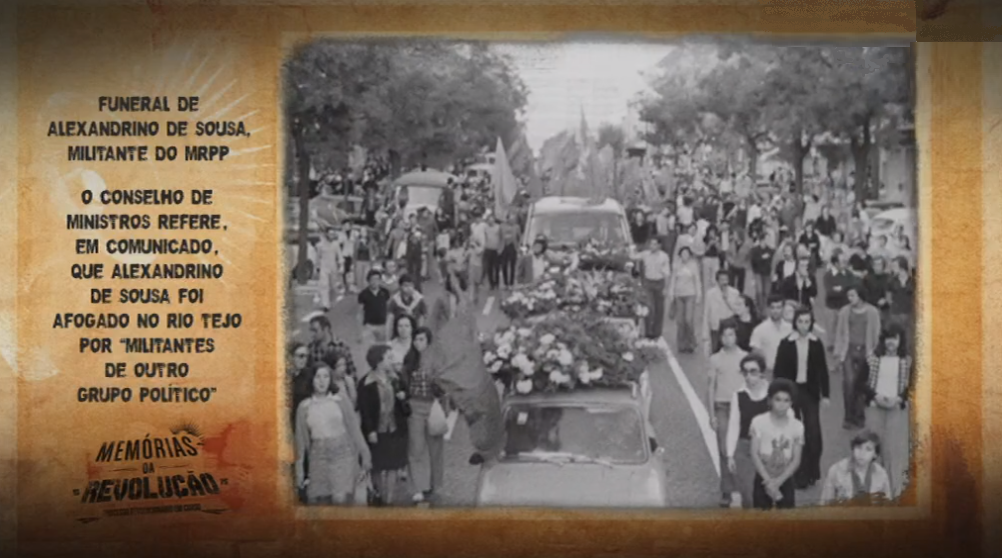 Memórias da Revolução: Funeral de Alexandrino de Sousa