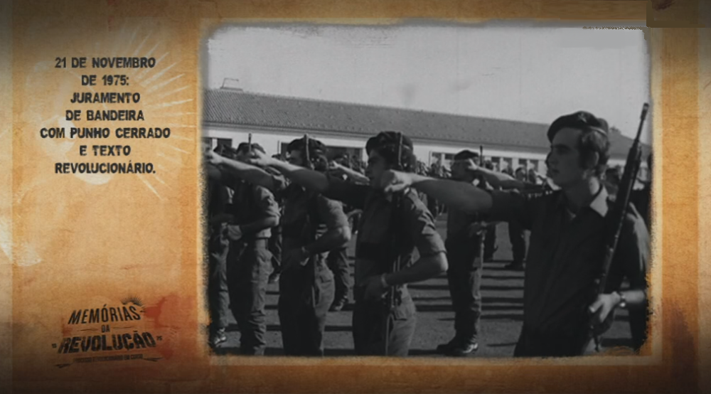 Memórias da Revolução: Juramento de Bandeira no RALIS