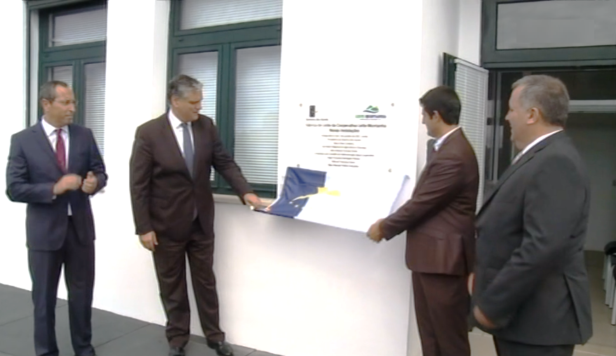 Reinauguração da fábrica de leite “Montanha”