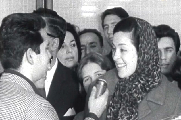 Chegada de Simone de Oliveira a Lisboa