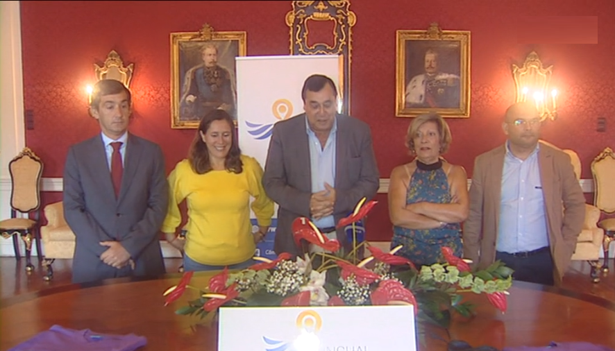 Apresentação da corrida das mulheres