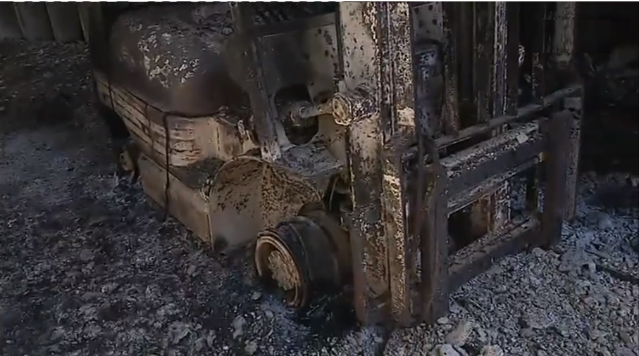 Fábricas destruídas em Oliveira de Frades