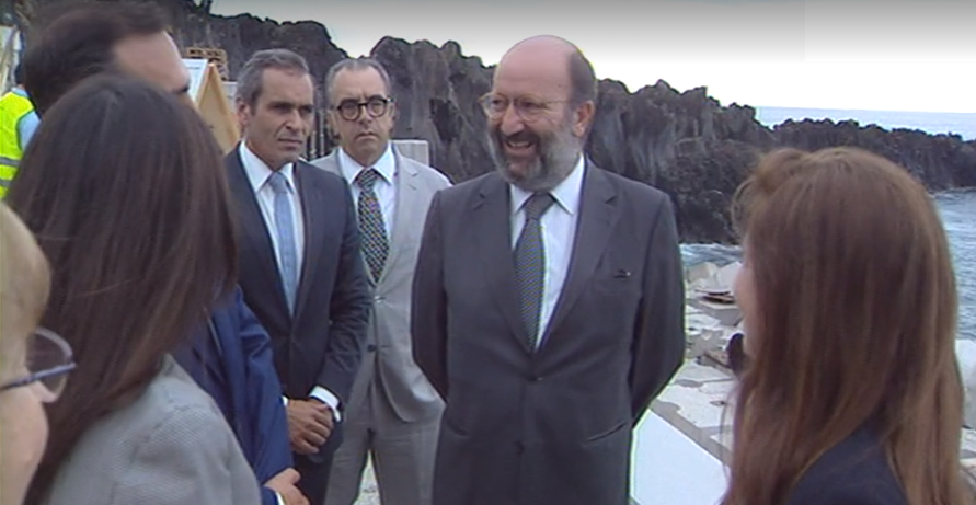 Matos Fernandes na ETAR em Câmara de Lobos