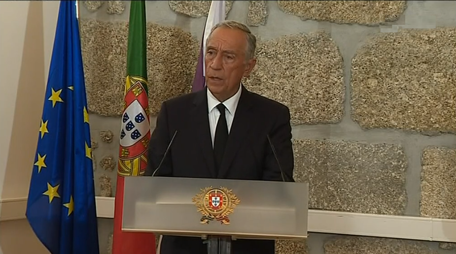 Comunicado de Marcelo Rebelo de Sousa