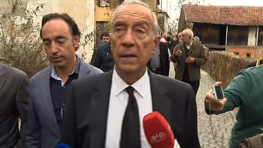 Marcelo Rebelo de Sousa visita zonas atingidas pelos incêndios
