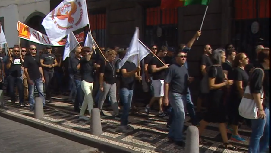 Manifestação de agentes da PSP
