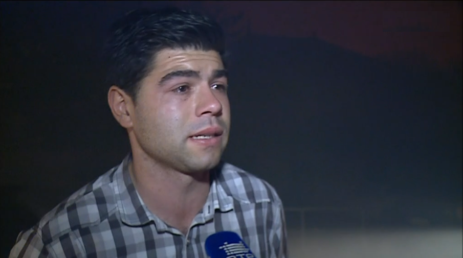 Incêndio florestal no concelho de Monção