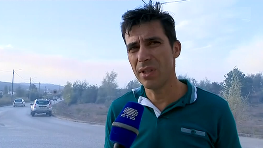 Incêndio florestal no concelho de Vila Nova de Poiares