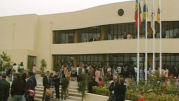 Inauguração do Quartel dos Bombeiros Voluntários de Melres