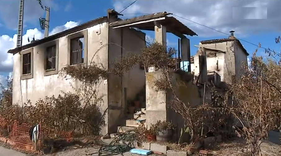 Incêndio florestal em Penacova